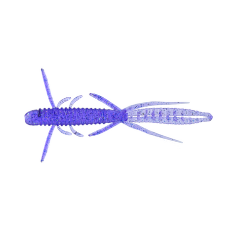 Приманка креветка New shrimp 3.5 inch (89mm) в кольорі Violet №5 PR37 фото