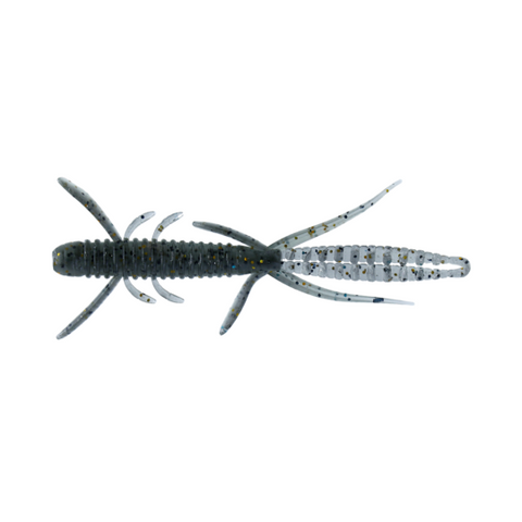 Приманка креветка New shrimp 3.5 inch (89mm) в кольорі Black-blugill №13 PR43 фото