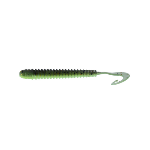 Приманка твістер Saturn 2.5 inch (64mm) в кольорі Black-chartreuse №6 PR7 фото