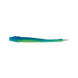 Силіконові приманки личинки (76mm) в кольорі Blue-chartreuse №9 Riber shad 3" PR54 фото 1