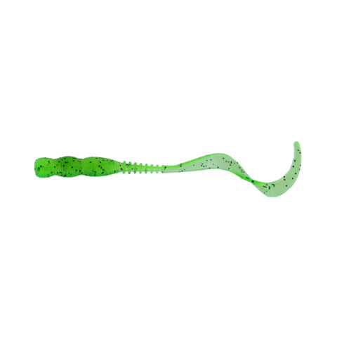 Силіконові приманки твістери (89mm) в кольорі Chartreuse №3 Long tail 3,5" PR118 фото