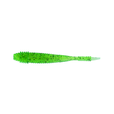 Силіконові приманки личинки (76mm) в кольорі Chartreuse №3 Riber shad 3" PR48 фото