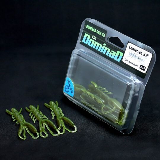 Силіконові приманки Crustacean 3.0 в кольорі Watermelon №12 PR200 фото