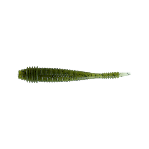 Силіконові приманки личинки (76mm) в кольорі Watermelon №12 Riber shad 3" PR57 фото