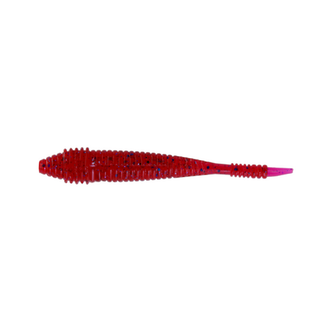 Силіконові приманки личинки (76mm) в кольорі Raspberries №7 Riber shad 3" PR52 фото