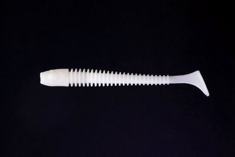 Силіконові приманки віброхвости (102mm) в кольорі White №16 Goby swing 4 PR385 фото